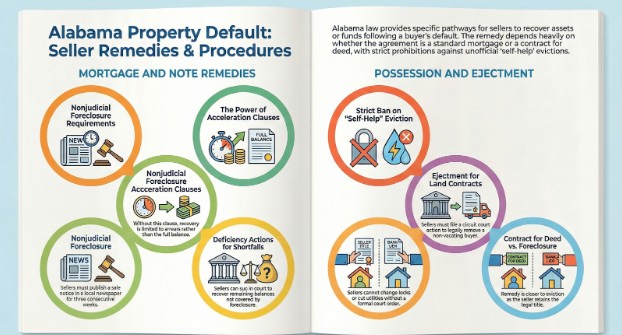 Default Remedies in Alabama: Statutory Rights for Buyers and Sellers When a Seller-Financed Deal Fails