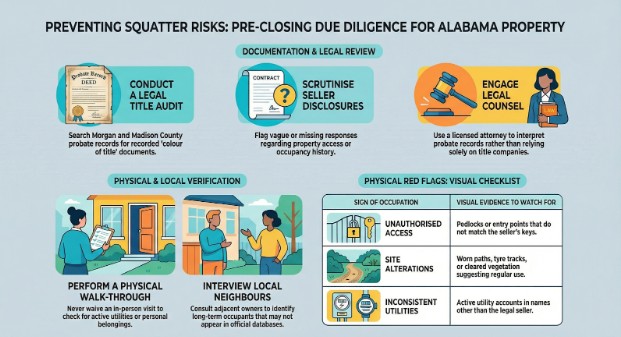 How to Identify a Squatter Problem Before You Close on Alabama Property