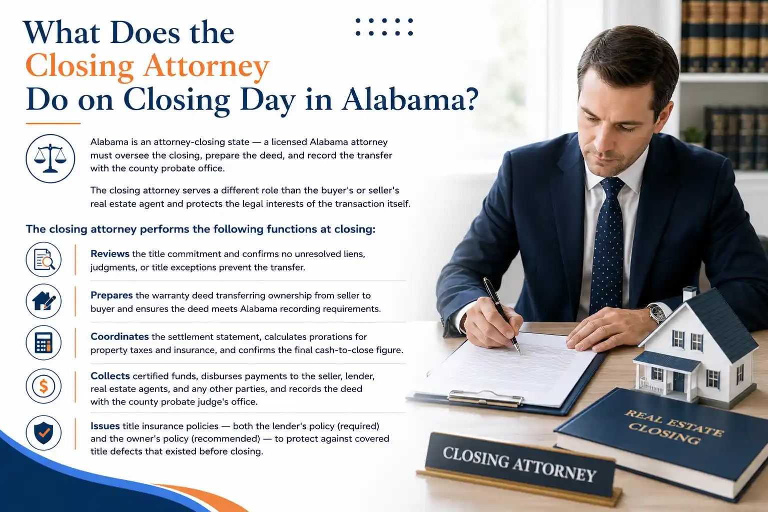 What Does the Closing Attorney Do on Closing Day in Alabama