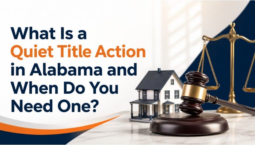What Is the Step-by-Step Process for Filing a Quiet Title Action in Alabama?