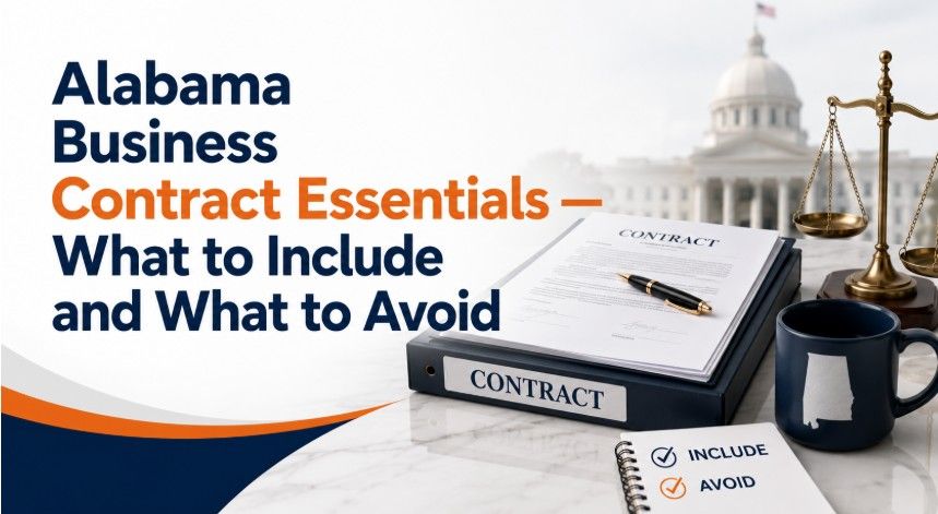 Alabama Business Contract Essentials — What to Include and What to Avoid